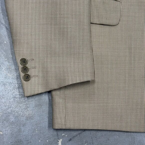 Coppley Hopsack Blazer Wool Sport Coat "Cantoni" Beige 42R - Picture 4 of 9